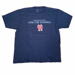 Jim Beam 4th of July Bourbon Whiskey American Patriotic Flag Stars Drinking Tee